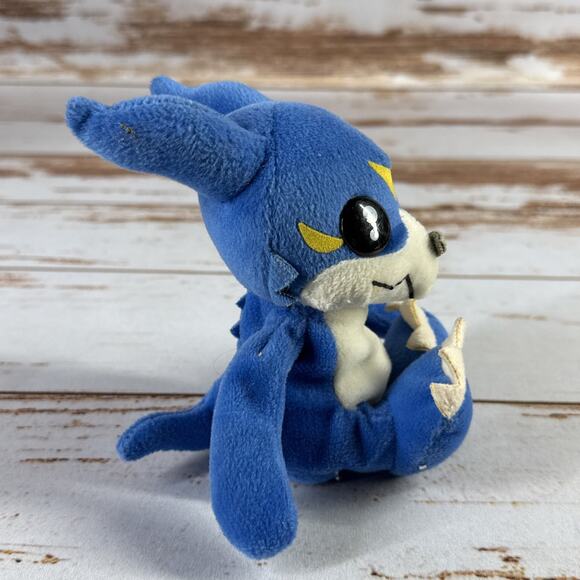 D0205B Veemon Digimon Adventure Kuta Chara beanie Bandai 2000 Plush 6" Toy Doll - Picture 5 of 5